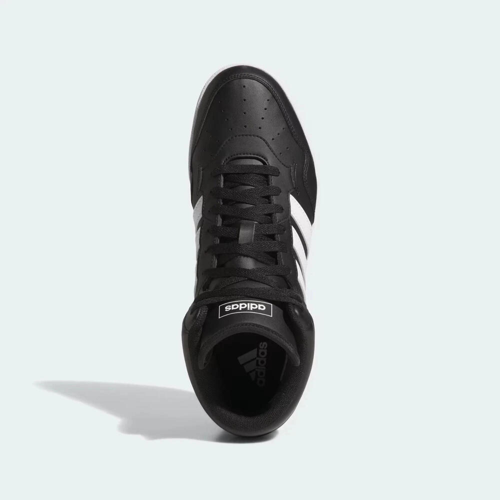Adidas Hoops 4.0 Mid Core Black Cloud White Basketball Shoes JQ9994 Men Size 7.5 - Picture 3 of 5